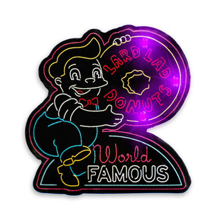 2024 CON EXCLUSIVE: The Simpsons Neon Signs Light-Up Pins & Lanyard Set (Limited Edition of 1000) - Kidrobot