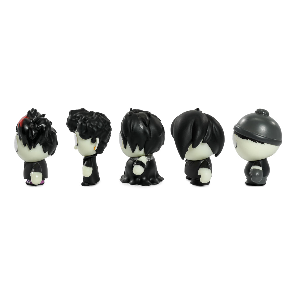 2024 CON EXCLUSIVE: South Park Goth Kids Vinyl Mini Figures 5-Pack (Glow-in-the-Dark Limited Edition of 500) - Kidrobot