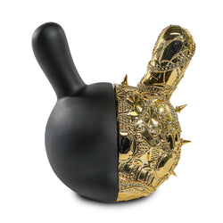 20th Anniversary Dunny Head 12" Art Figure - "Crown Jewels" by Tristan Eaton - Black & Gold Edition (Limited Edition of 300) - Kidrobot