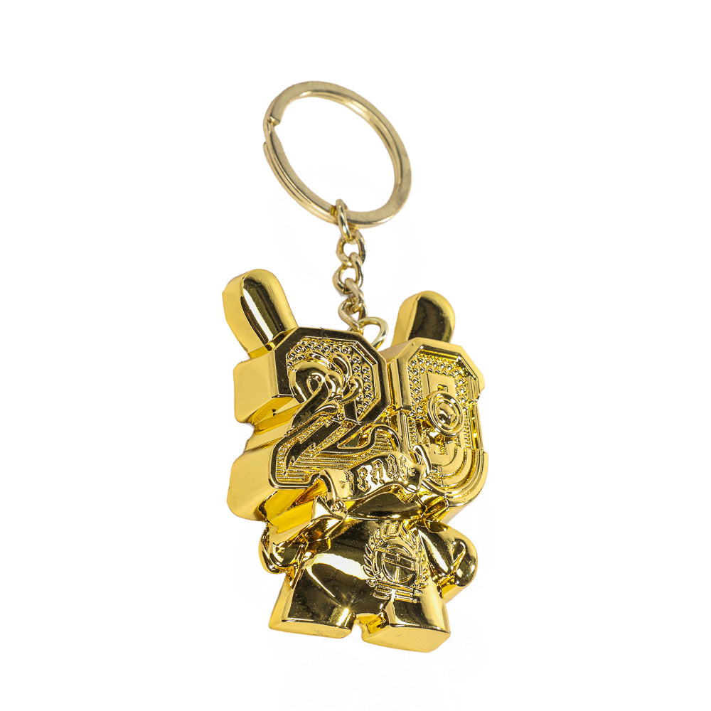 2024 CON EXCLUSIVE: Solid Metal Dunny Keychain - “Goldchrome” by Tristan Eaton (Limited Edition of 200) - Kidrobot