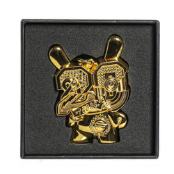 2024 CON EXCLUSIVE: Solid Metal Dunny Keychain - “Goldchrome” by Tristan Eaton (Limited Edition of 200) - Kidrobot