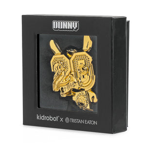 2024 CON EXCLUSIVE: Solid Metal Dunny Keychain - “Goldchrome” by Tristan Eaton (Limited Edition of 200) - Kidrobot