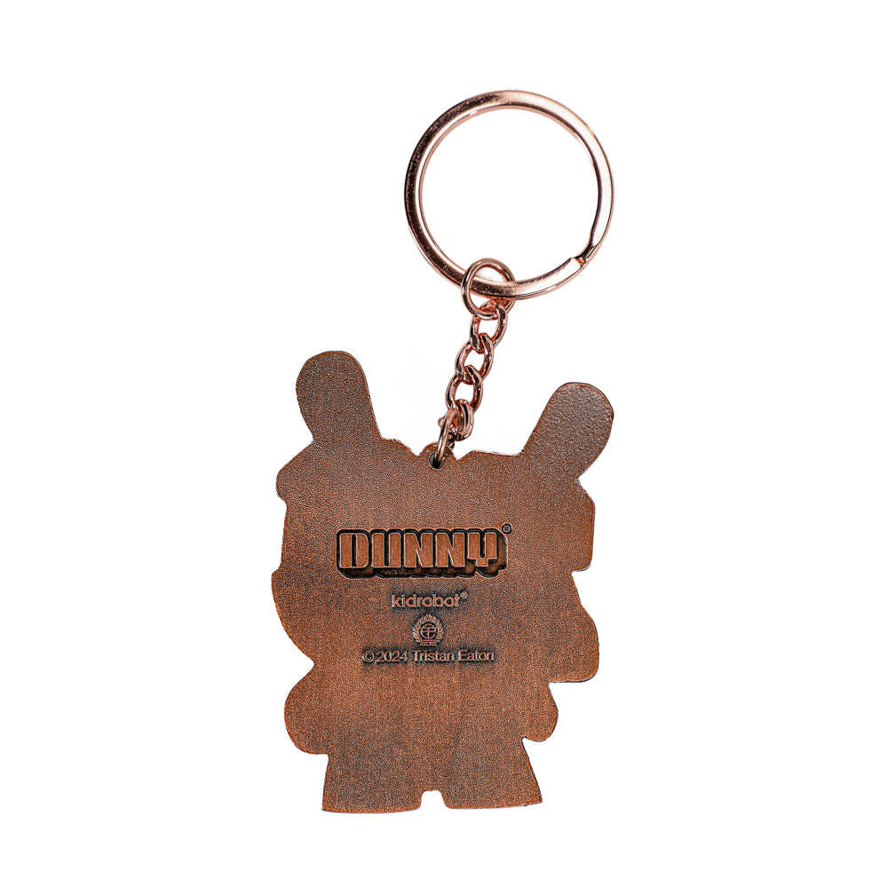 20th Anniversary Solid Metal Dunny Keychain - “Copperchrome” by Tristan Eaton (Limited Edition of 200) - Kidrobot