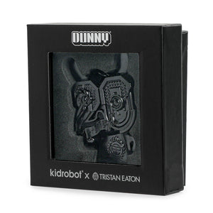 20th Anniversary Solid Metal Dunny Keychain - “Shock Black” by Tristan Eaton (Limited Edition of 200) - Kidrobot