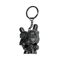 20th Anniversary Solid Metal Dunny Keychain - “Shock Black” by Tristan Eaton (Limited Edition of 200) - Kidrobot