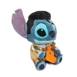 Disney Lilo & Stitch - Elvis Gold Suit Stitch HugMe Plush with Shake Action - Kidrobot