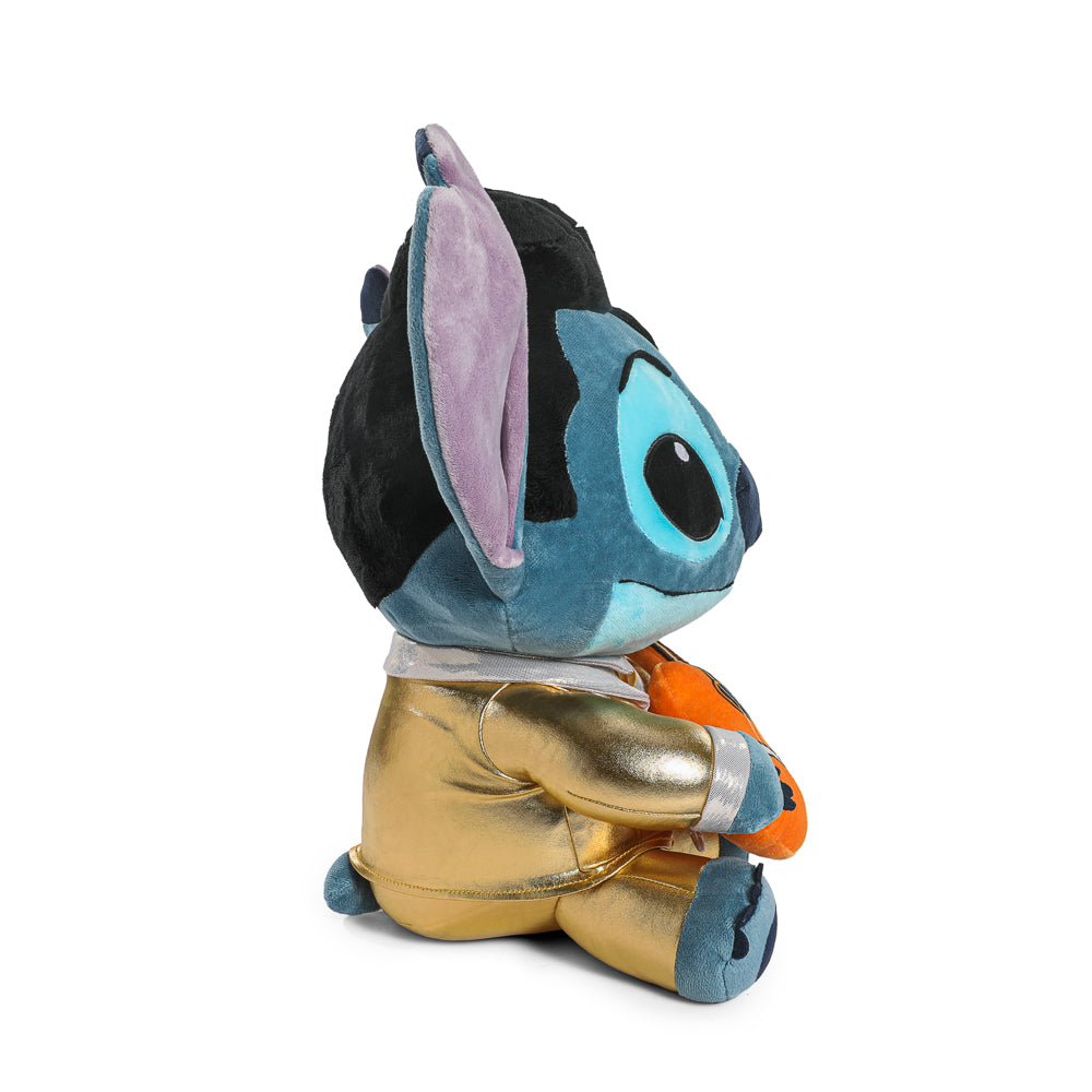 Disney Lilo & Stitch - Elvis Gold Suit Stitch HugMe Plush with Shake Action - Kidrobot