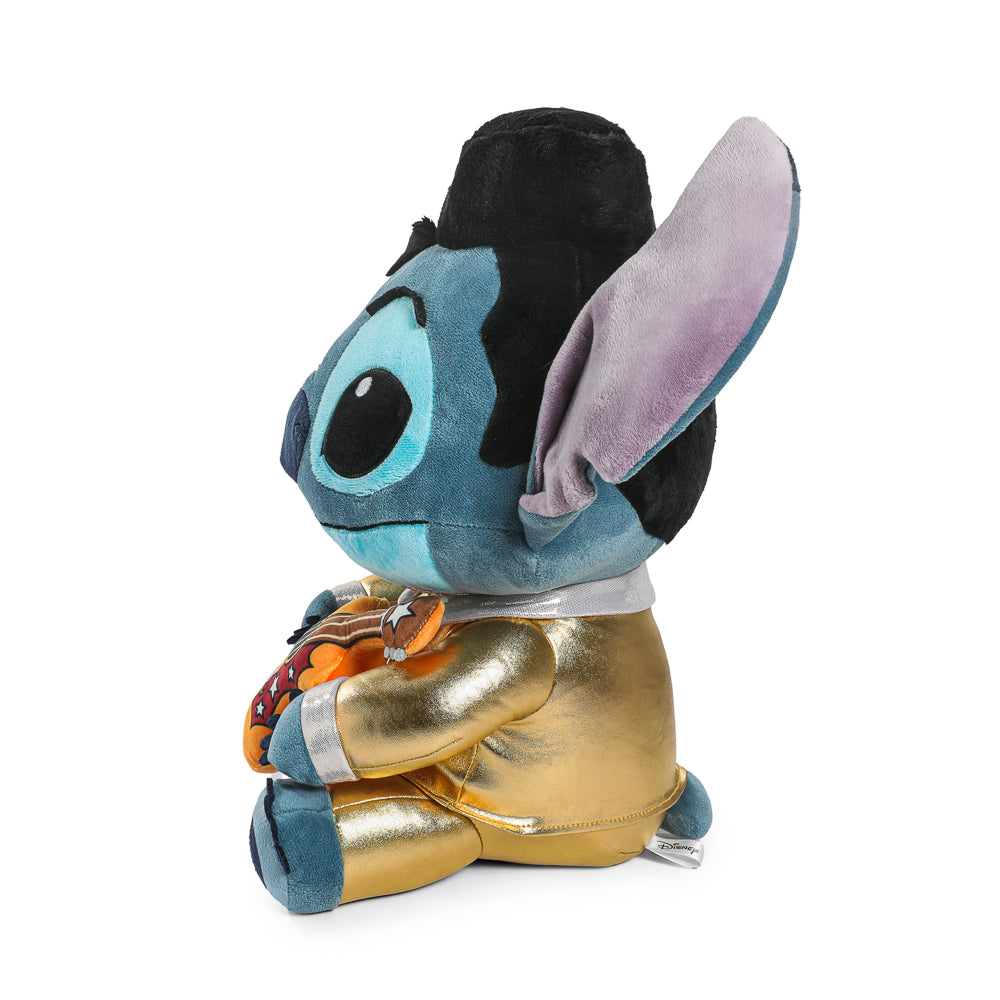 Disney Lilo & Stitch - Elvis Gold Suit Stitch HugMe Plush with Shake Action - Kidrobot