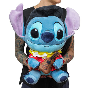 Disney Lilo & Stitch - Elvis Blue Hawaiian Stitch HugMe Plush with Shake Action - Kidrobot