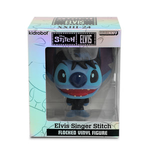 Disney Stitch - Singer Elvis Bhunny 4” Flocked Vinyl Figure - Kidrobot