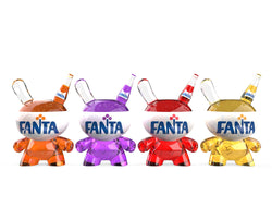 Kidrobot & Fanta 3" Resin Dunny Art Figure 4-Pack (PRE-ORDER) - Kidrobot