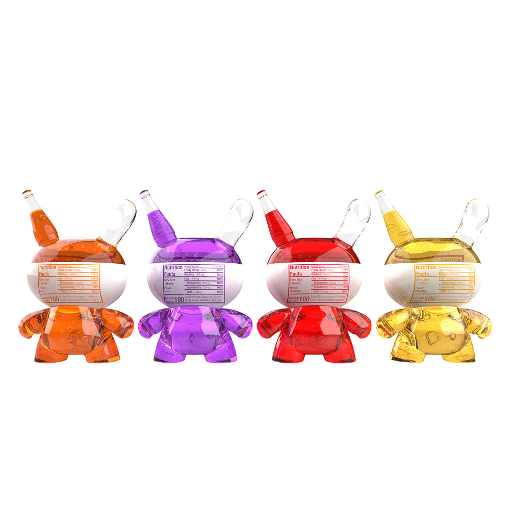 Kidrobot & Fanta 3" Resin Dunny Art Figure 4-Pack (PRE-ORDER) - Kidrobot