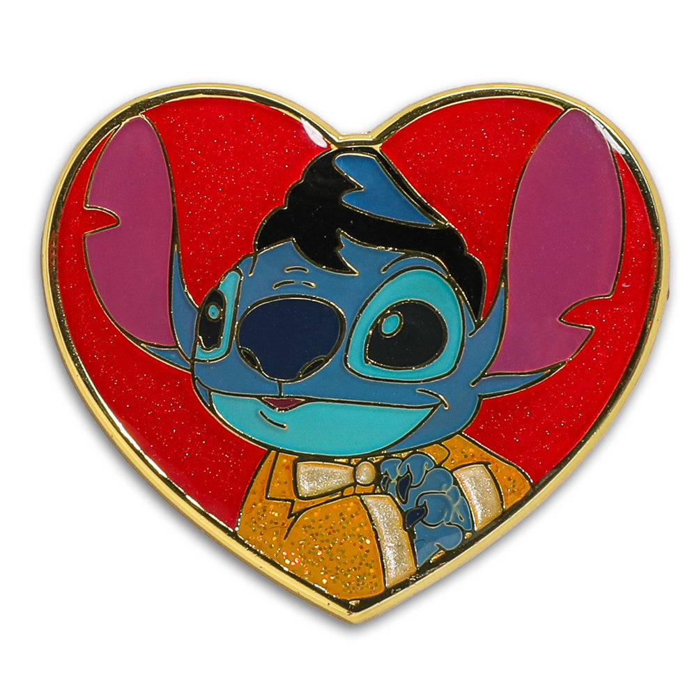 SPECIAL FOR D23: Disney Lilo & Stitch - Elvis Stitch Deluxe Pins & Lanyard Set - Kidrobot