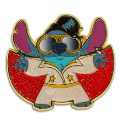 SPECIAL FOR D23: Disney Lilo & Stitch - Elvis Stitch Deluxe Pins & Lanyard Set - Kidrobot