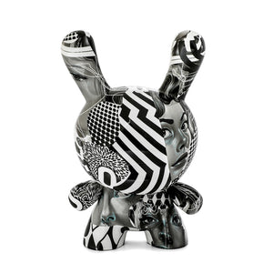 20th Anniversary Monochromic Dunny 8" Art Figure by Tristan Eaton (Limited Edition of 1000) - Kidrobot