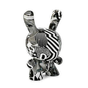 20th Anniversary Monochromic Dunny 8" Art Figure by Tristan Eaton (Limited Edition of 1000) - Kidrobot