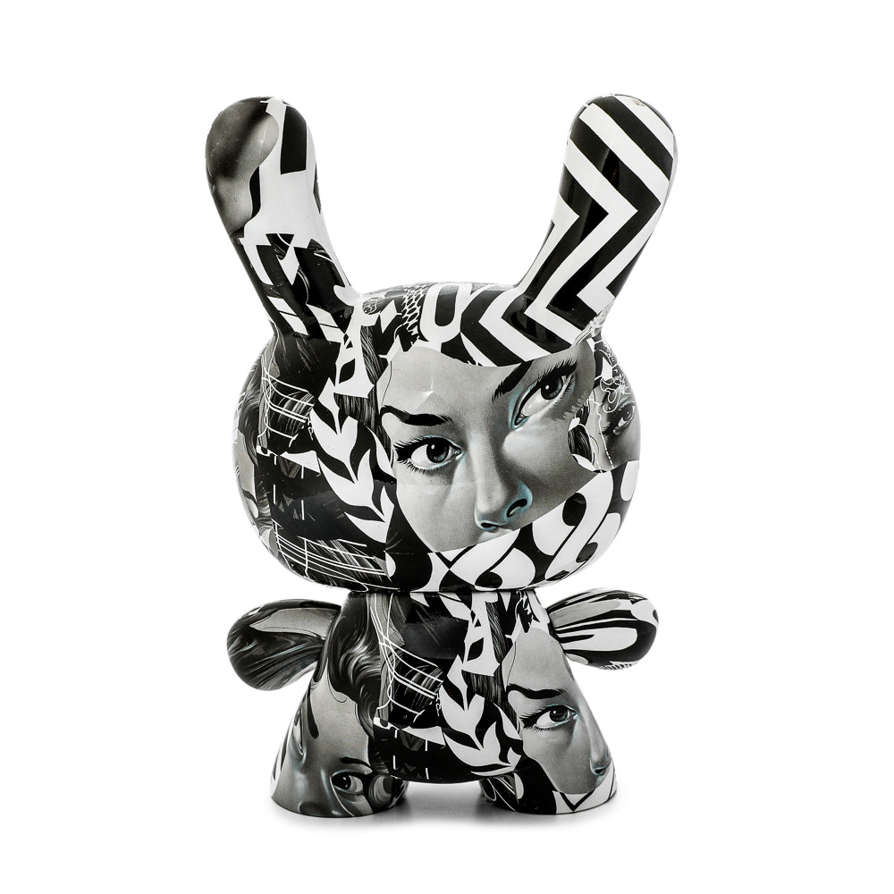 20th Anniversary Monochromic Dunny 8" Art Figure by Tristan Eaton (Limited Edition of 1000) - Kidrobot