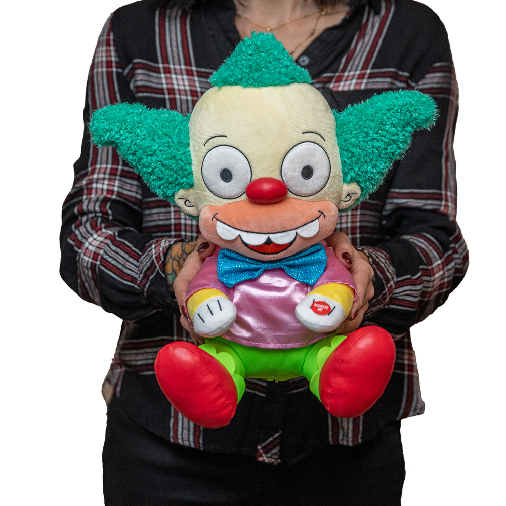 The Simpsons Krusty the Clown 13 Plush with Sound PRE ORDER Kidrobot