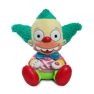 The Simpsons - Krusty the Clown 13" Plush with Sound - Kidrobot