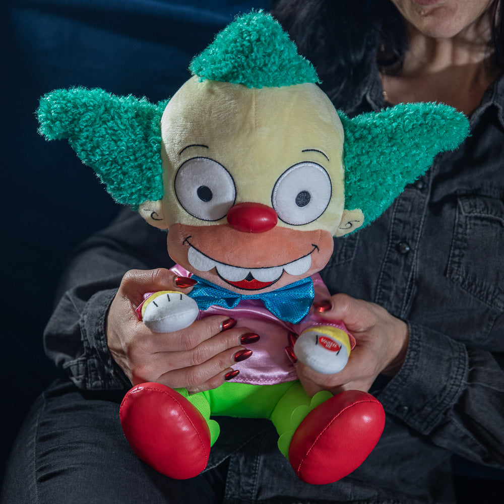 The Simpsons - Krusty the Clown 13" Plush with Sound - Kidrobot