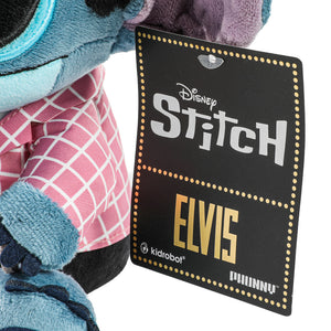 Disney Stitch - Pink-Checkered Elvis Phunny Plush - Kidrobot