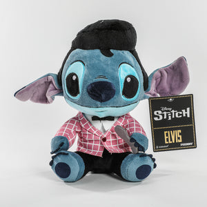 Disney Stitch - Pink-Checkered Elvis Phunny Plush - Kidrobot