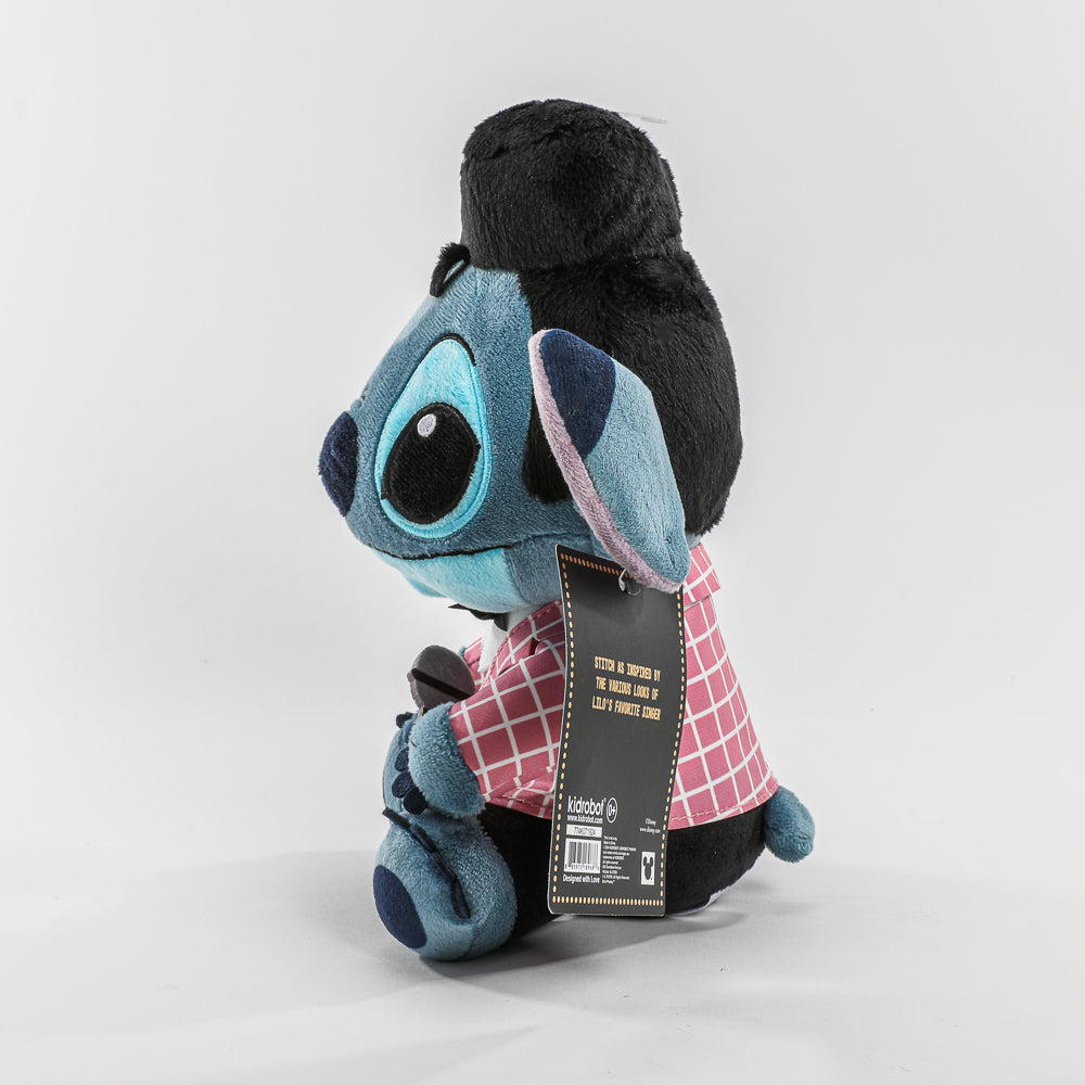 Disney Stitch - Pink-Checkered Elvis Phunny Plush - Kidrobot