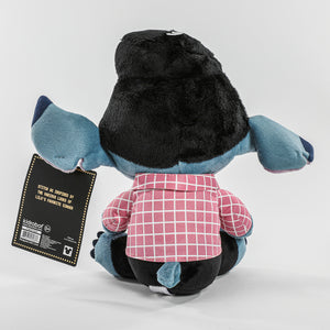 Disney Stitch - Pink-Checkered Elvis Phunny Plush - Kidrobot