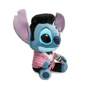 Disney Stitch - Pink-Checkered Elvis HugMe Plush with Shake Action - Kidrobot