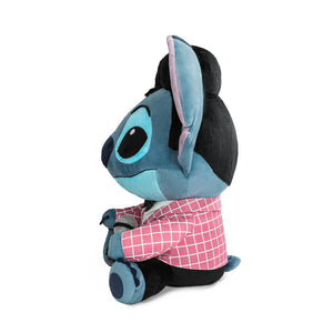 Disney Stitch - Pink-Checkered Elvis HugMe Plush with Shake Action - Kidrobot