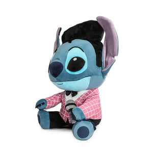 Disney Stitch - Pink-Checkered Elvis HugMe Plush with Shake Action - Kidrobot