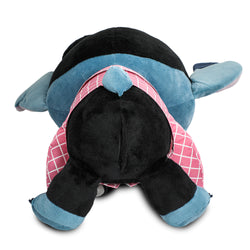 Disney Stitch - Pink-Checkered Elvis HugMe Plush with Shake Action - Kidrobot