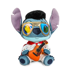 Disney Stitch - White Jumpsuit Elvis HugMe Plush with Shake Action - Kidrobot