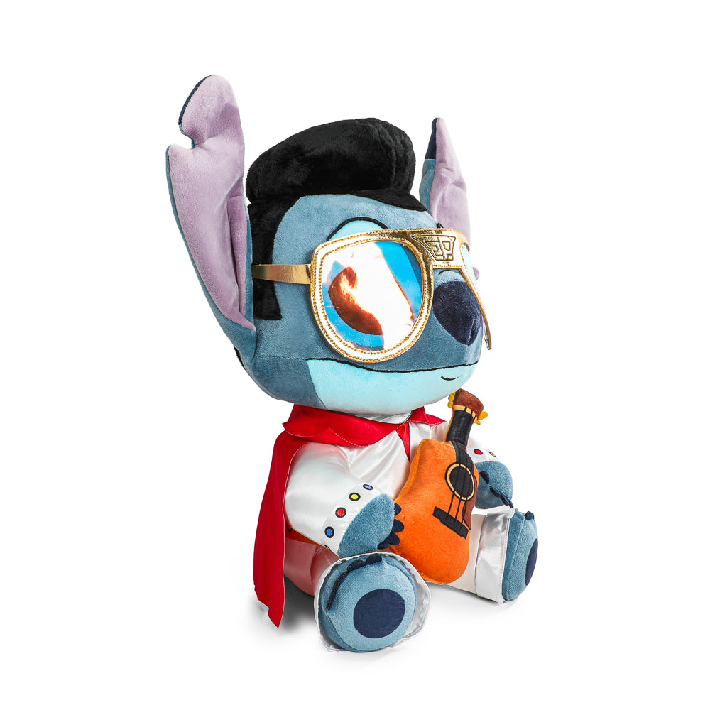 Disney Stitch - White Jumpsuit Elvis HugMe Plush with Shake Action - Kidrobot