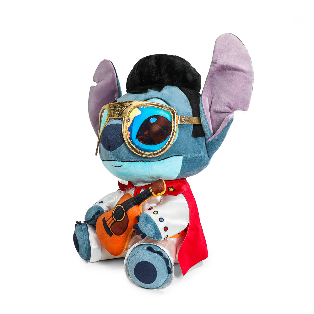 Disney Stitch - White Jumpsuit Elvis HugMe Plush with Shake Action - Kidrobot