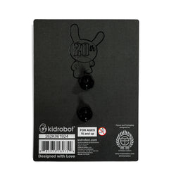 20th Anniversary Monochromic Dunny Pin by Tristan Eaton (Limited Edition of 500) - Kidrobot