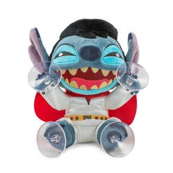 Disney Stitch – White Jumpsuit Elvis Plush Window Clinger - Kidrobot