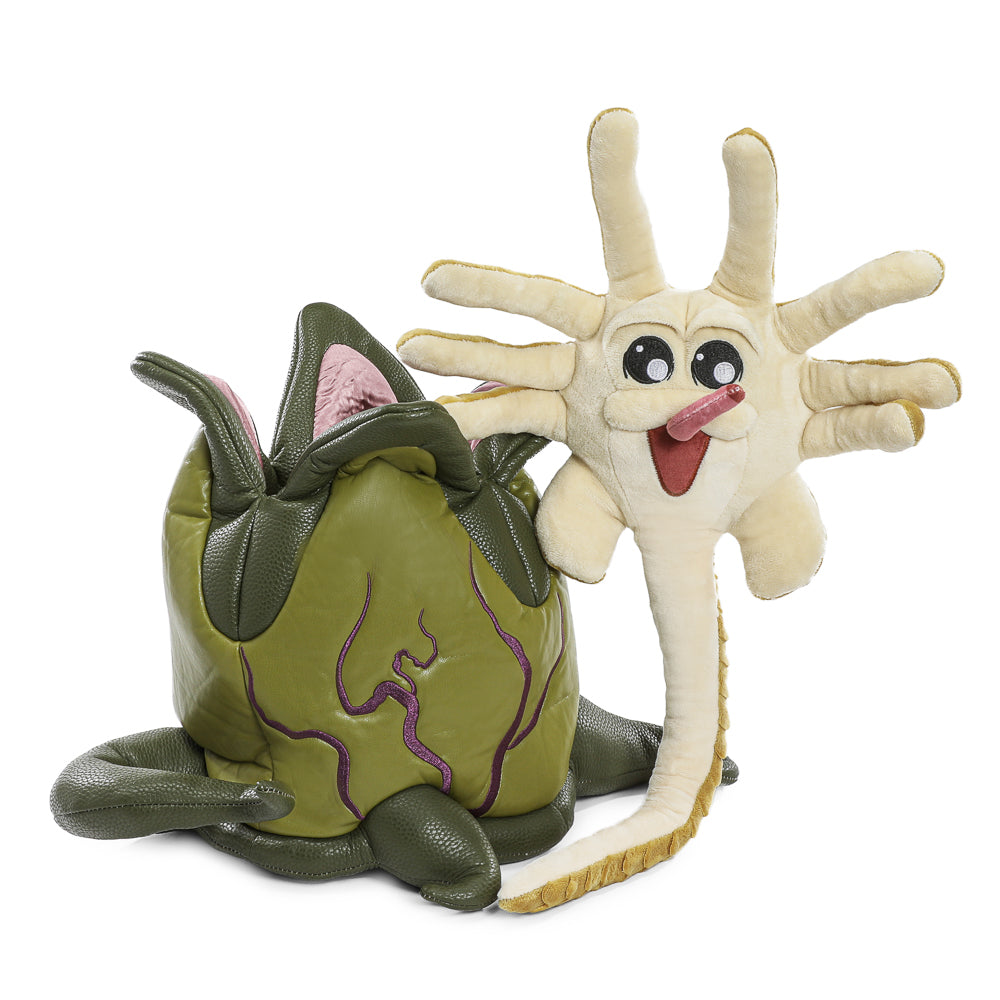 Alien Light Up Egg and Facehugger Interactive Plush Set PRE ORDER Kidrobot