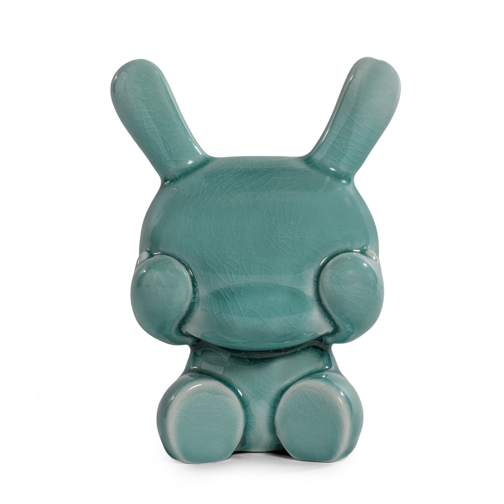 Three Wise Dunnys 5” Porcelain 3-Pack – Blue Mist Crackle Glaze - Kidrobot