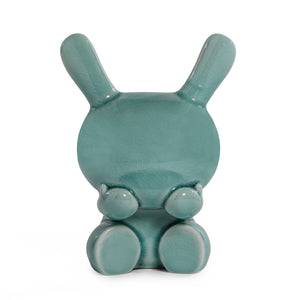 Three Wise Dunnys 5” Porcelain 3-Pack – Blue Mist Crackle Glaze - Kidrobot