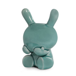 Three Wise Dunnys 5” Porcelain 3-Pack – Blue Mist Crackle Glaze - Kidrobot