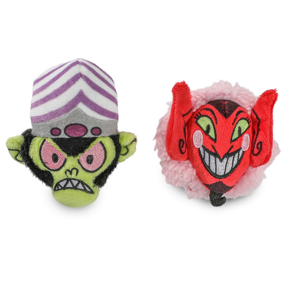 The Powerpuff Girls - Mojo Jojo & HIM Plush Pin 2-Pack - Limited edition of 500 (PRE-ORDER)