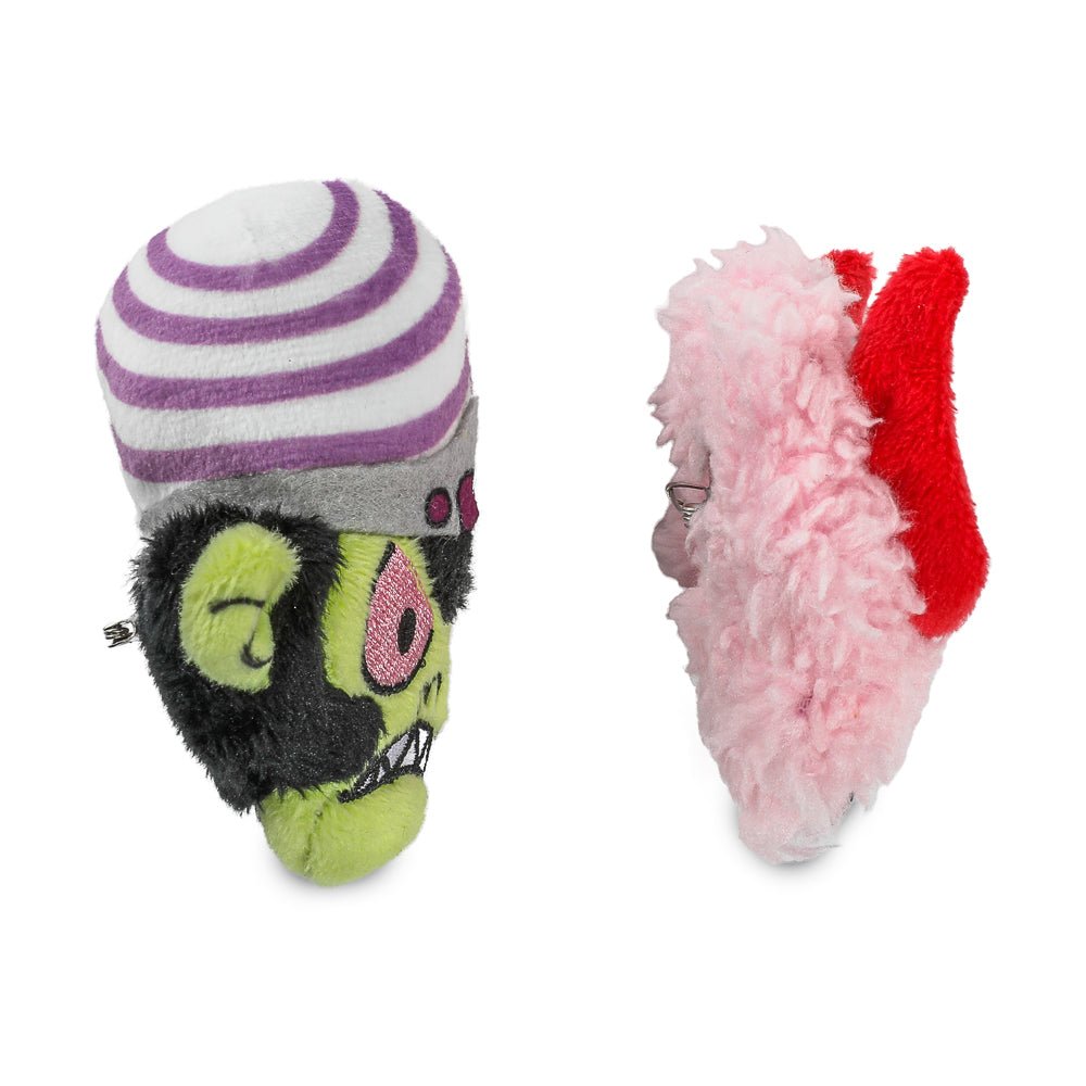 The Powerpuff Girls - Mojo Jojo & HIM Plush Pin 2-Pack - Limited edition of 500 (PRE-ORDER)