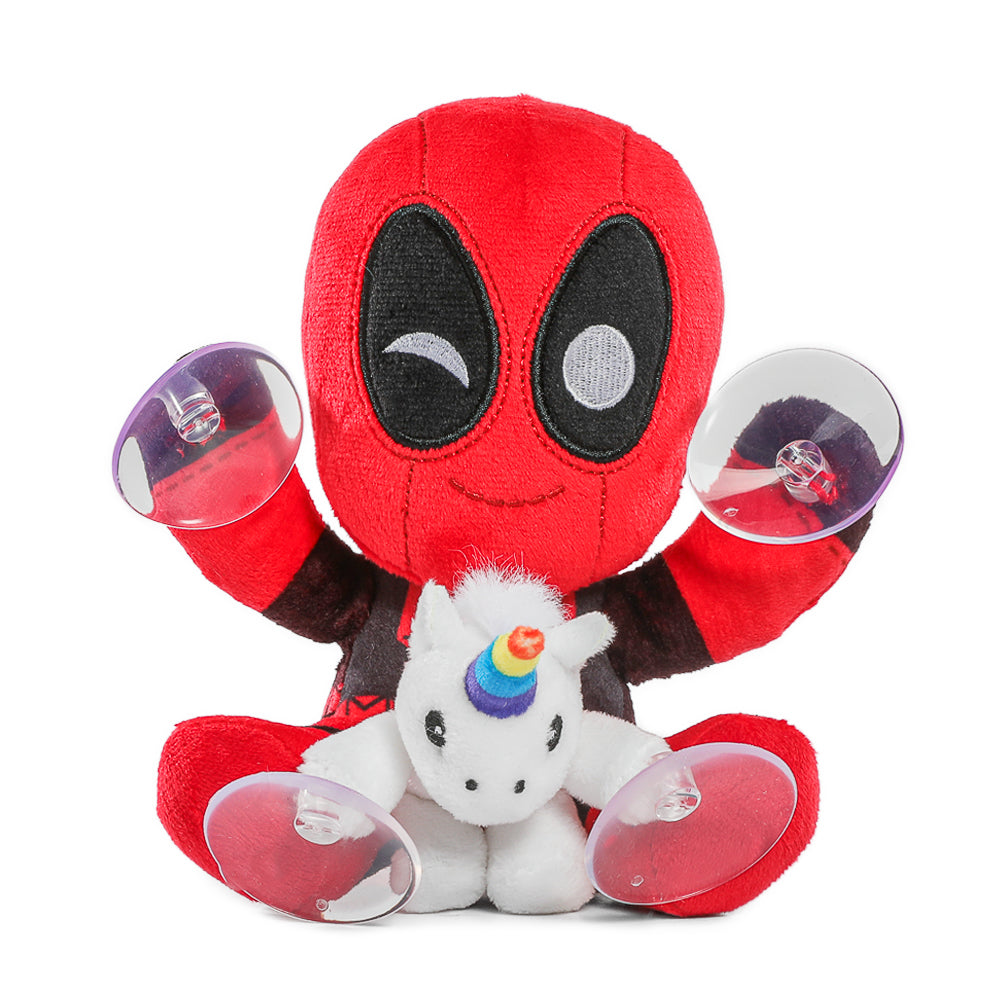 Deadpool with Unicorn Plush Window Clinger - Kidrobot