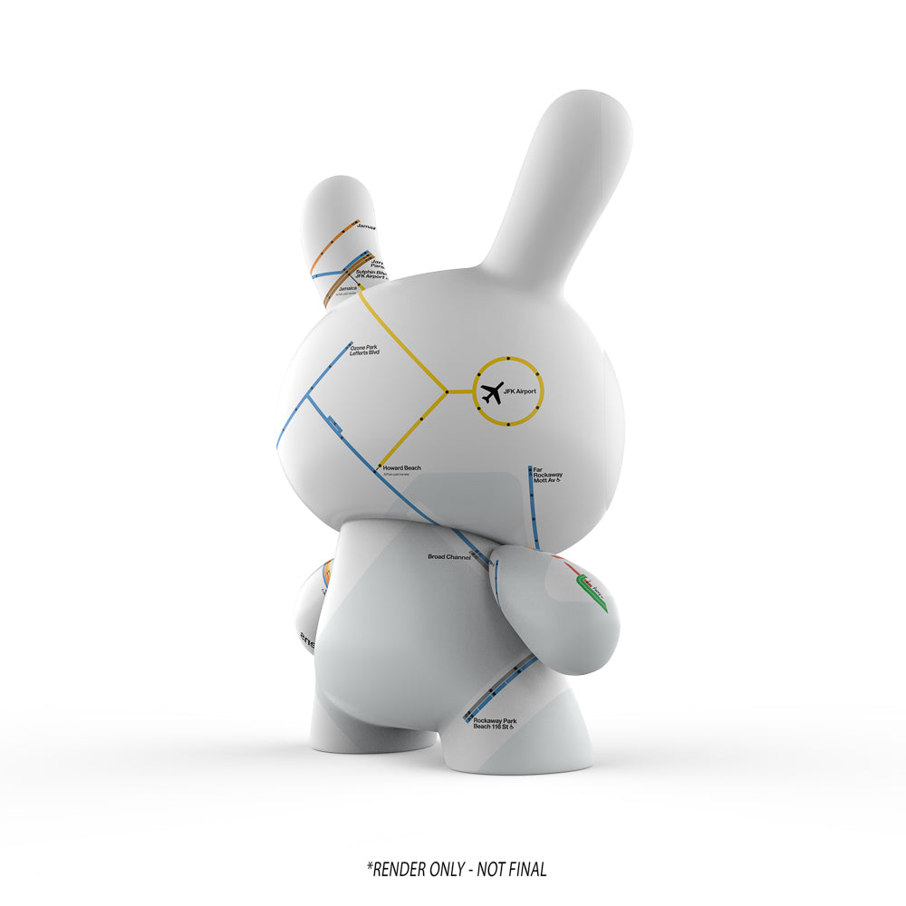 Metropolitan Transportation Authority x Kidrobot - MTA New York City Subway Map Dunny 8