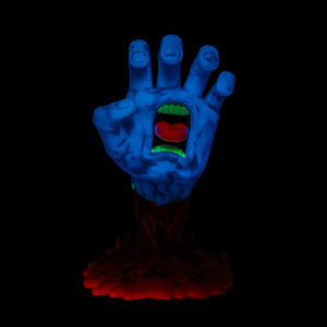 Santa Cruz Skateboards - 40th Anniversary Screaming Hand 9" Glow-in-the-Dark Vinyl Art Figure - Kidrobot