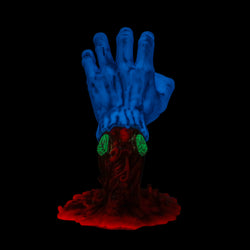 Santa Cruz Skateboards - 40th Anniversary Screaming Hand 9" Glow-in-the-Dark Vinyl Art Figure - Kidrobot