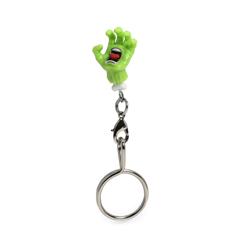 Santa Cruz Skateboards - 40th Anniversary Screaming Hand Blind Box Keychain Series - Slime Glow - Kidrobot