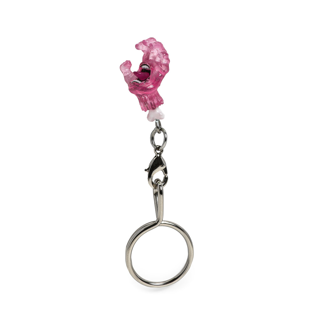 Santa Cruz Skateboards - 40th Anniversary Screaming Hand Blind Box Keychain Series - Ghost Pink - Kidrobot