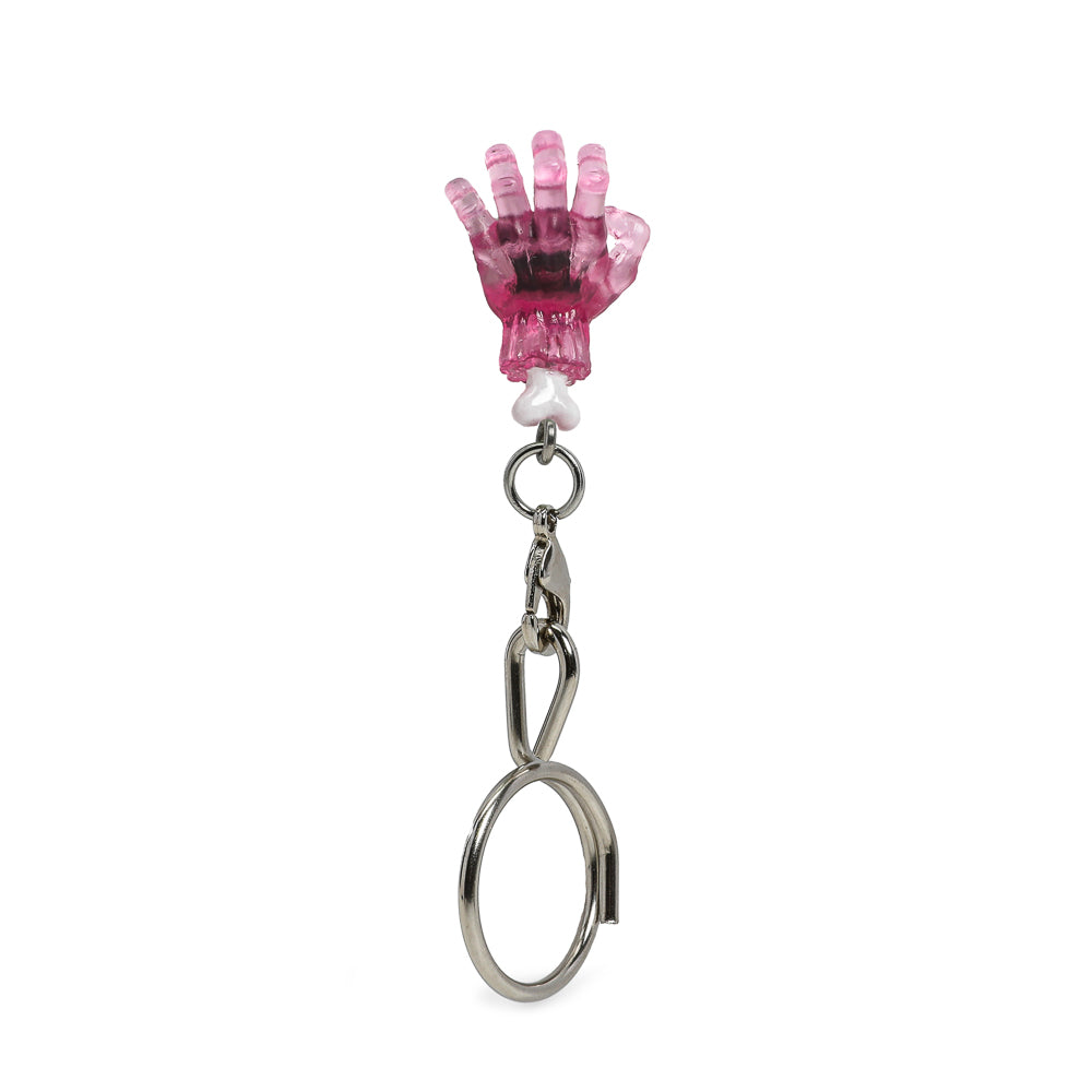 Santa Cruz Skateboards - 40th Anniversary Screaming Hand Blind Box Keychain Series - Ghost Pink - Kidrobot